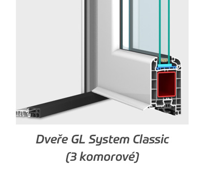 Plastové dveře GL SYSTEM